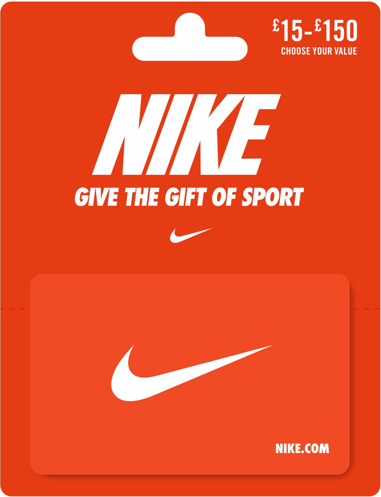 Nike Gift Card Example